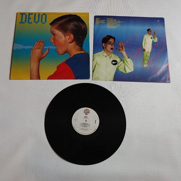 Devo Shout LP Vinyl Warner Bros 1984 With Inner Sleeve - Picture 1 of 6
